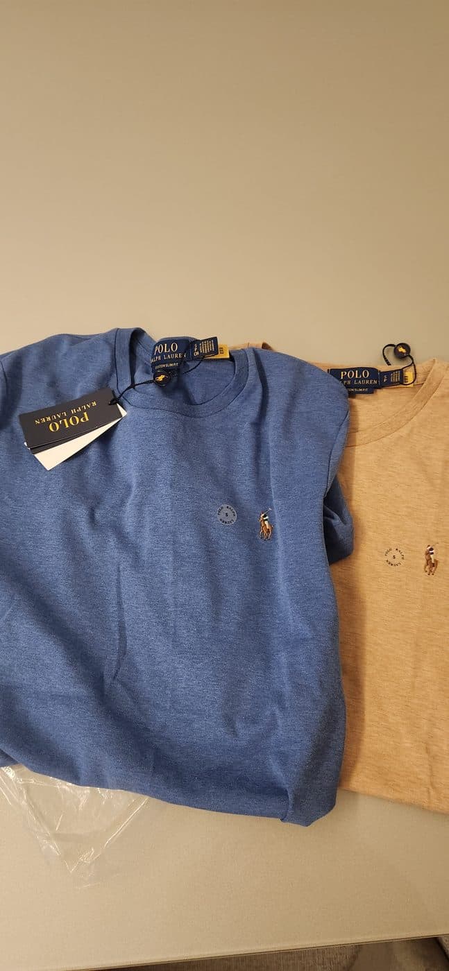 Polo Ralph Lauren и Lacoste футболки в одной посылке